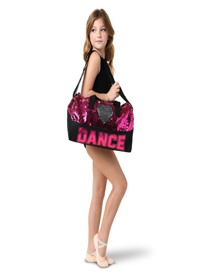 Danz N Motion DansBags Sequin Dance Heart Duffle Bag - B842 - Image 2